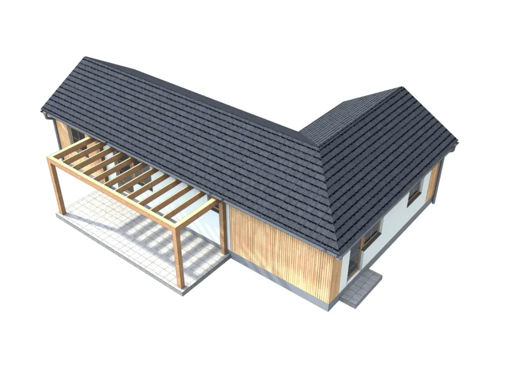 Dřevostavba Grand XL 78 m² fotografie 2