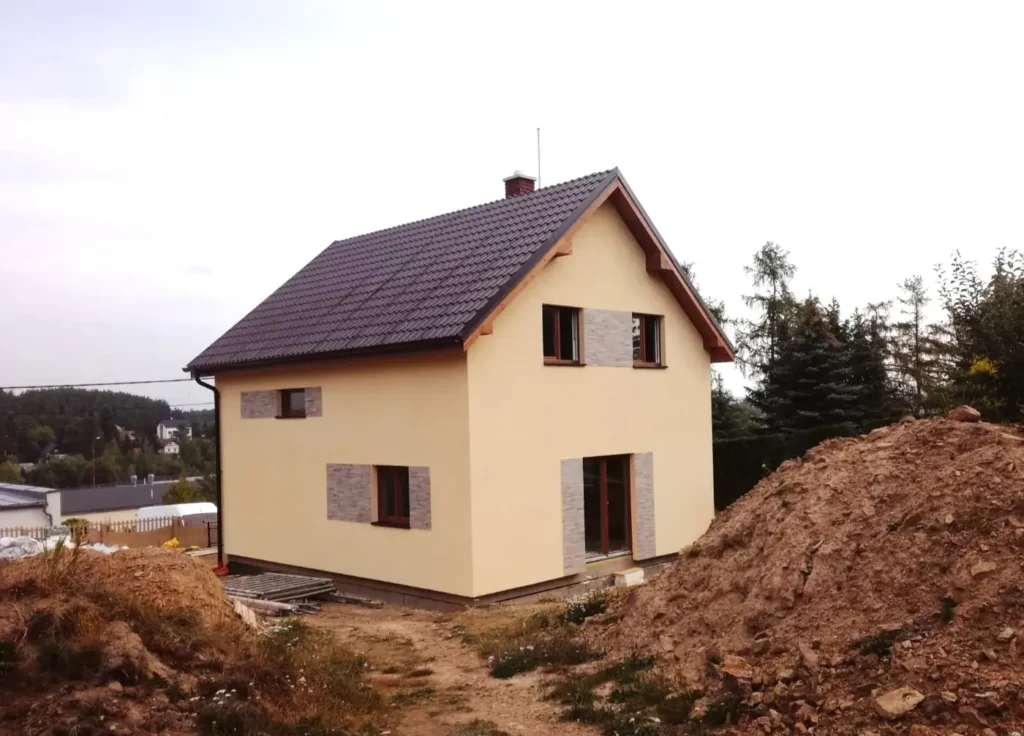 Patrová dřevostavba Litice