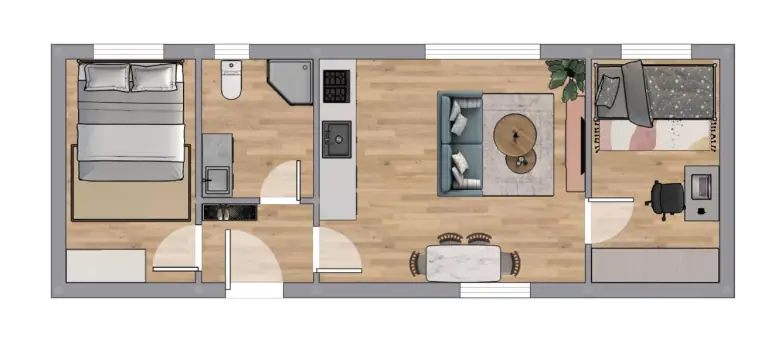 Dřevostavba Grand 50 m² fotografie 4